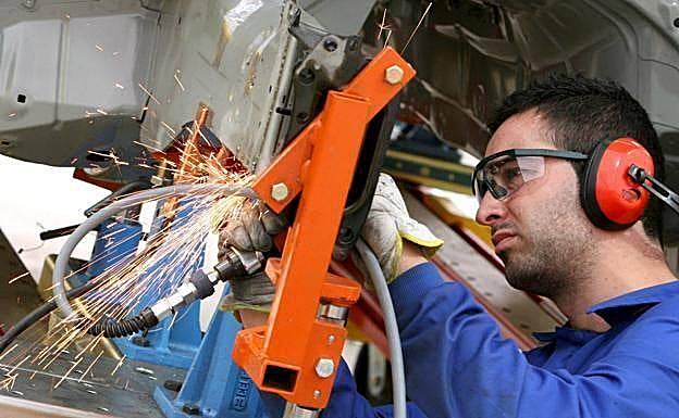 Imagen de archivo de un estudiante de FP. 