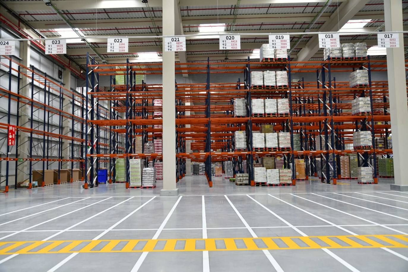 Centro logístico de Aldi en el polígono de Arinaga.