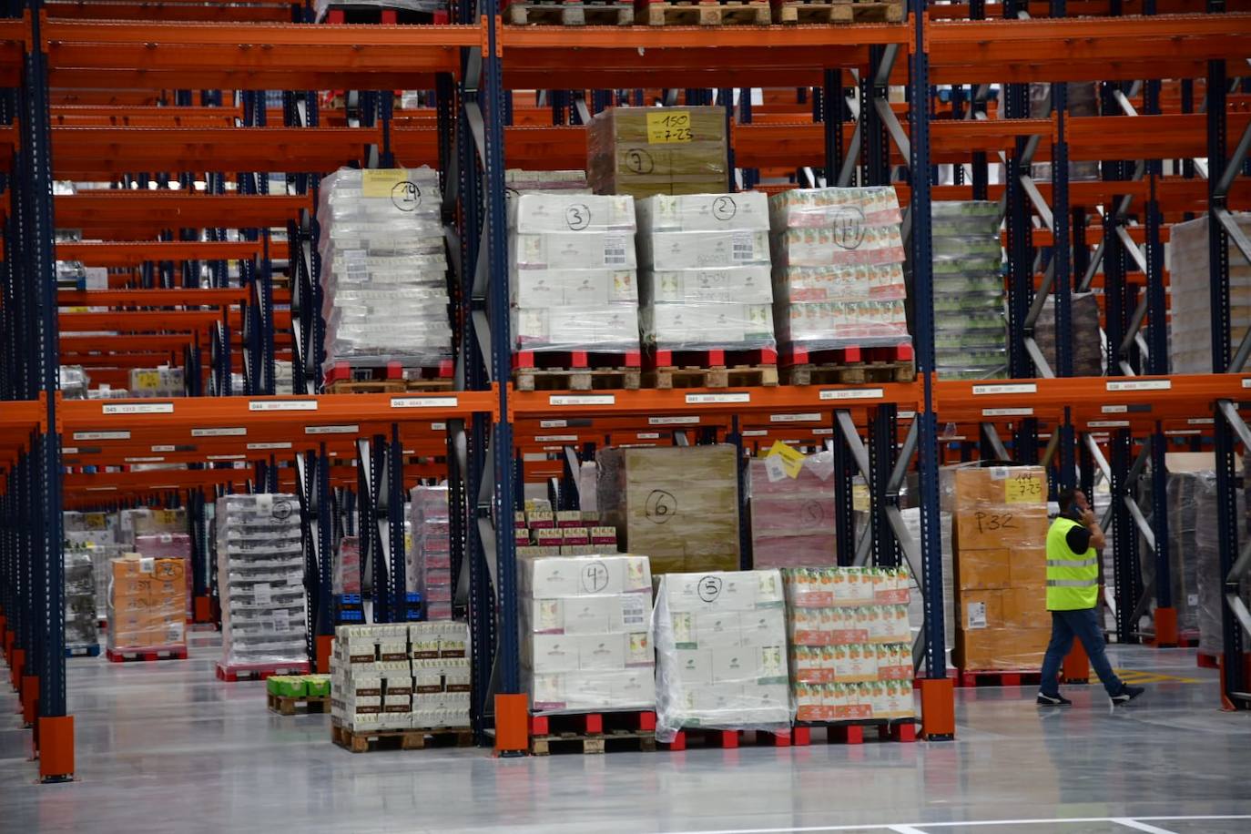 Centro logístico de Aldi en el polígono de Arinaga.