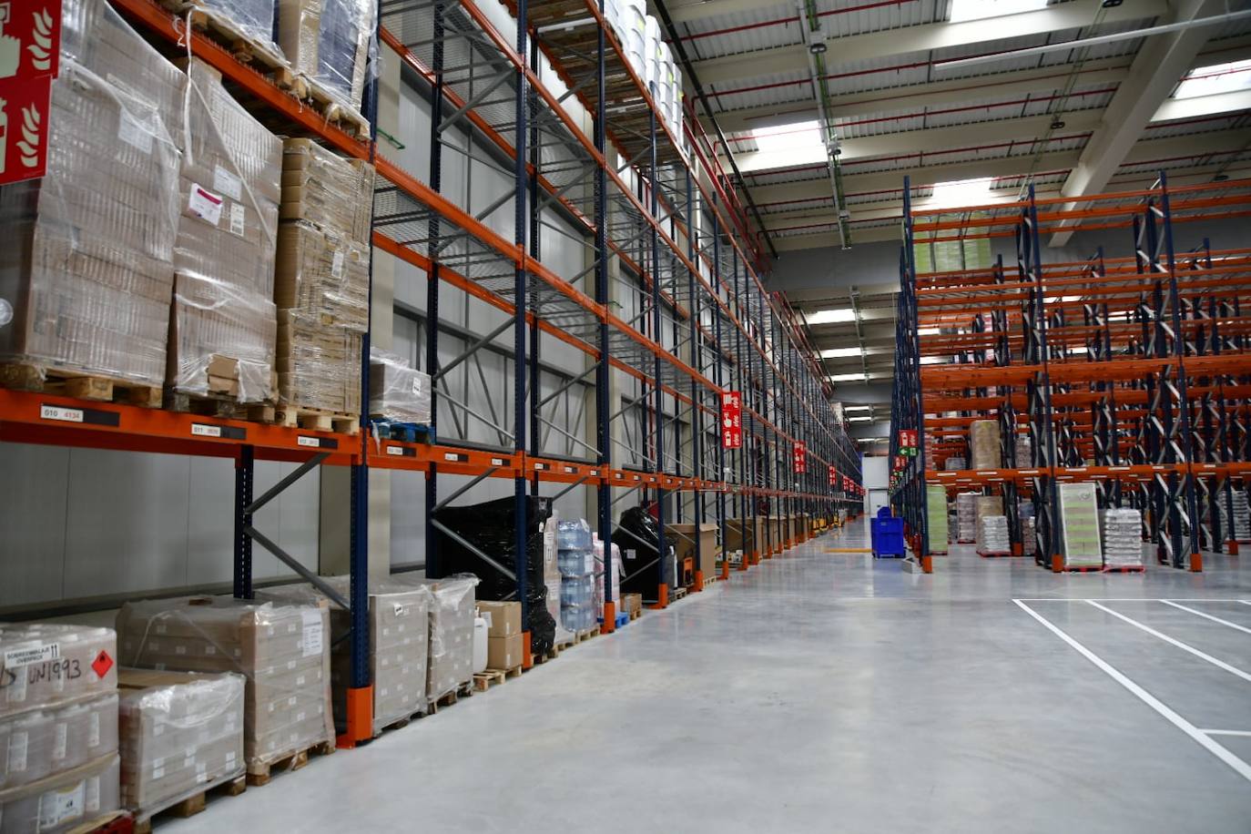 Centro logístico de Aldi en el polígono de Arinaga.