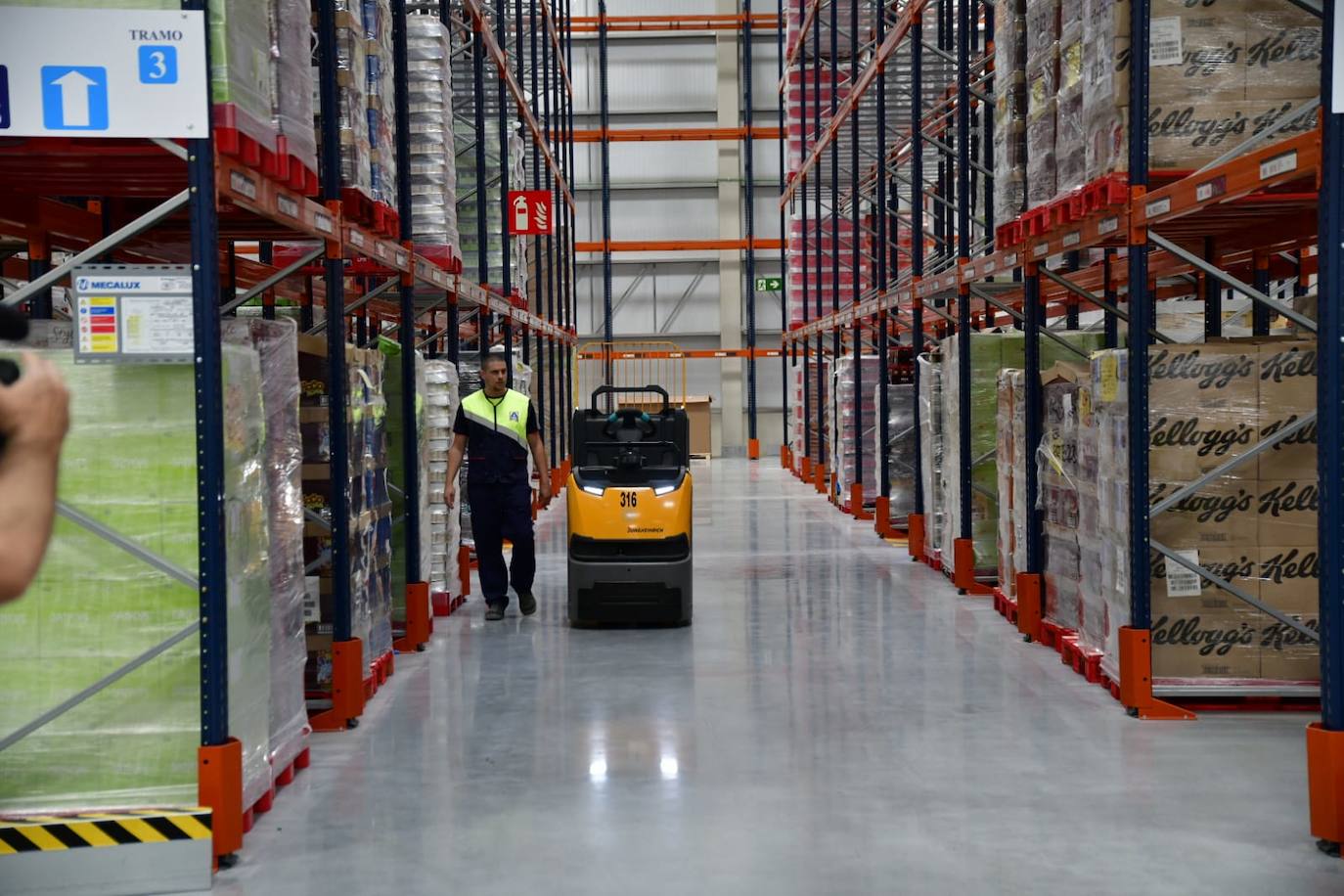 Centro logístico de Aldi en el polígono de Arinaga.