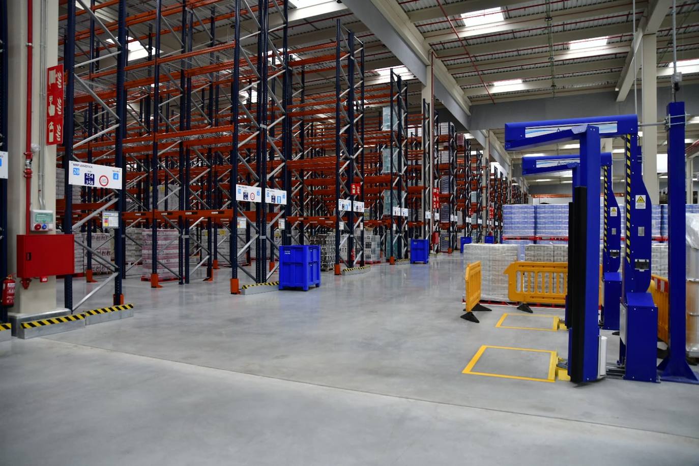 Centro logístico de Aldi en el polígono de Arinaga.