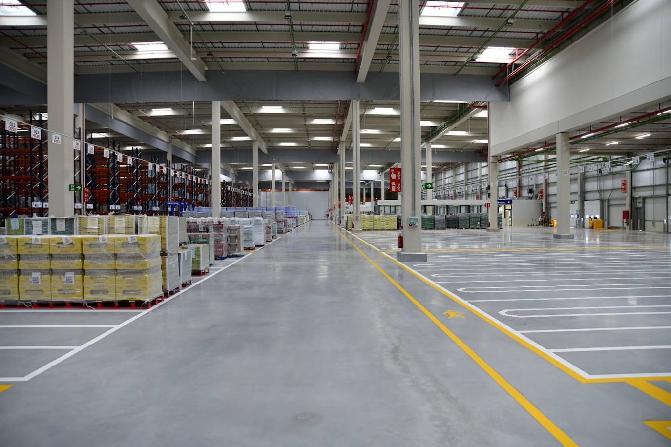 Centro logístico de Aldi en el polígono de Arinaga.