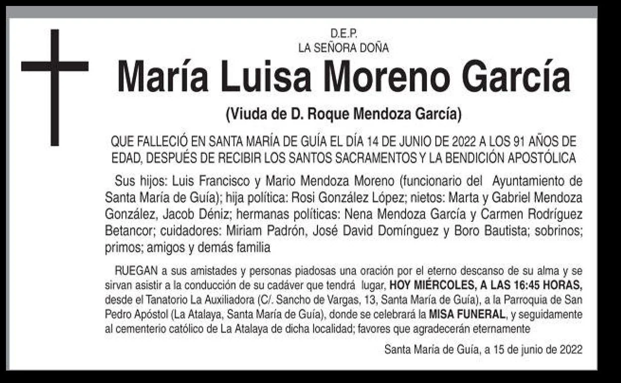 María Luisa Moreno García
