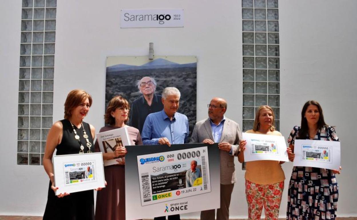 Presentación en la casa de José Saramago en Tías. 