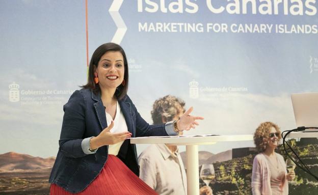 Yaiza Castilla, consejera de Turismo del Gobierno de Canarias. 