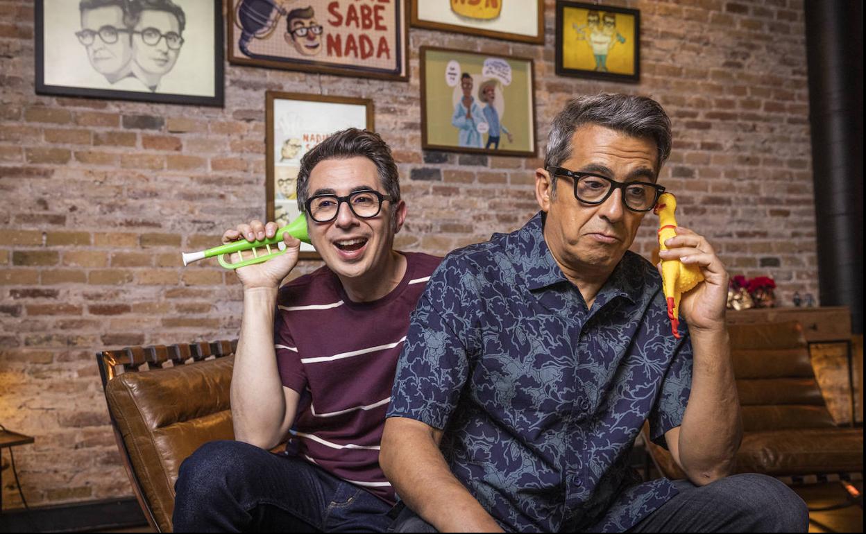 Berto Romero y Andreu Buenafuente, en una foto promocional de la nueva temporada.