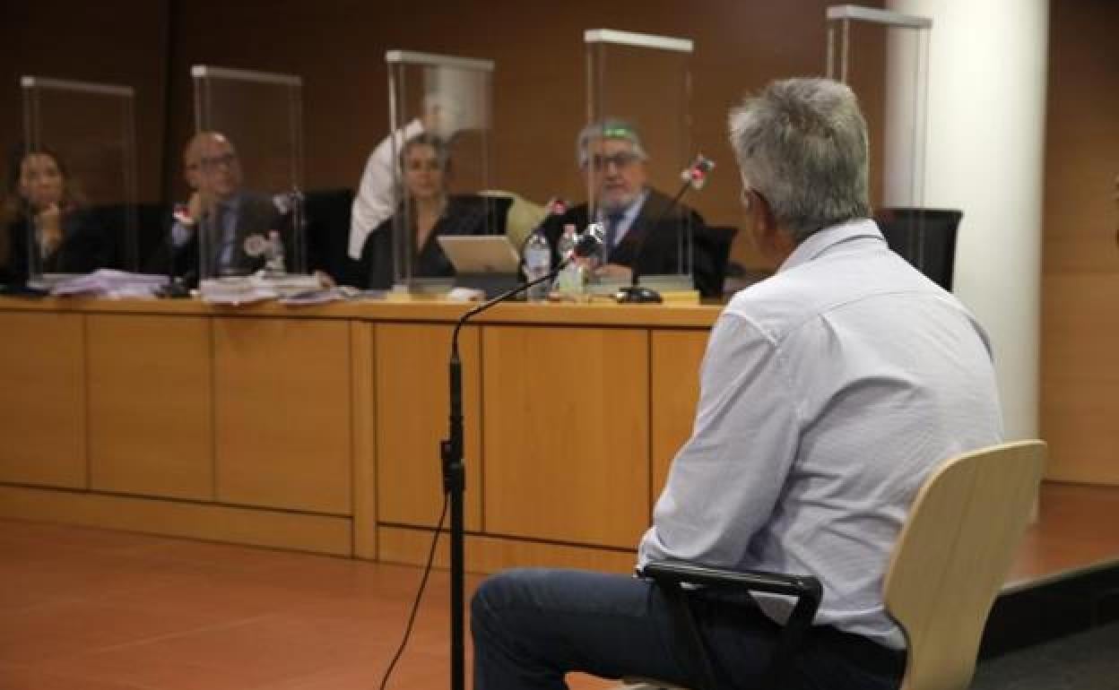 José Francisco Reyes, en la vista judicial. 