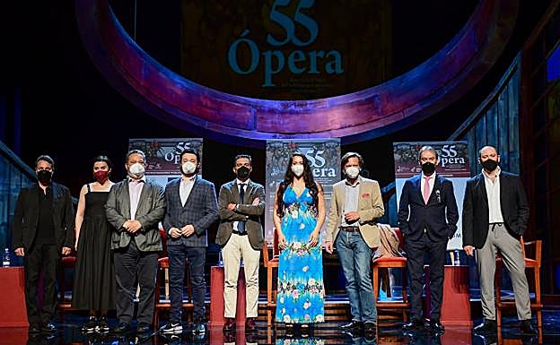 Un momento de la presentación de 'Los cuentos de Hoffmann', este jueves, en el Teatro Pérez Galdós. 