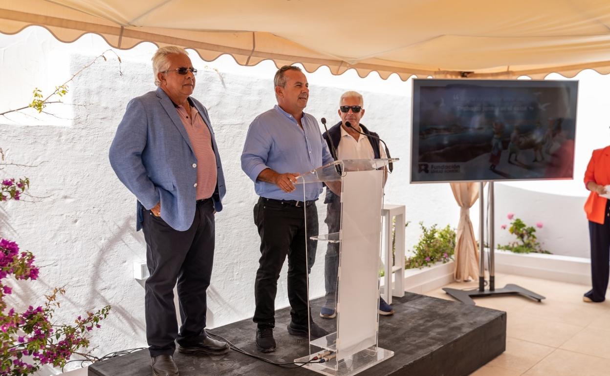 Momento de la presentación. 