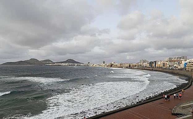 Nubosidad en Las Palmas de Gran Canaria. 