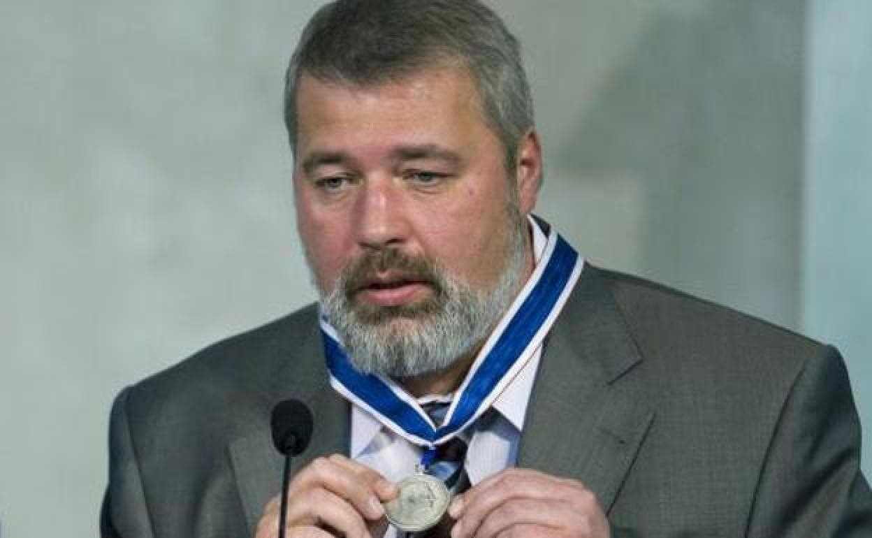 El periodista ruso Dmitry Murátov. 