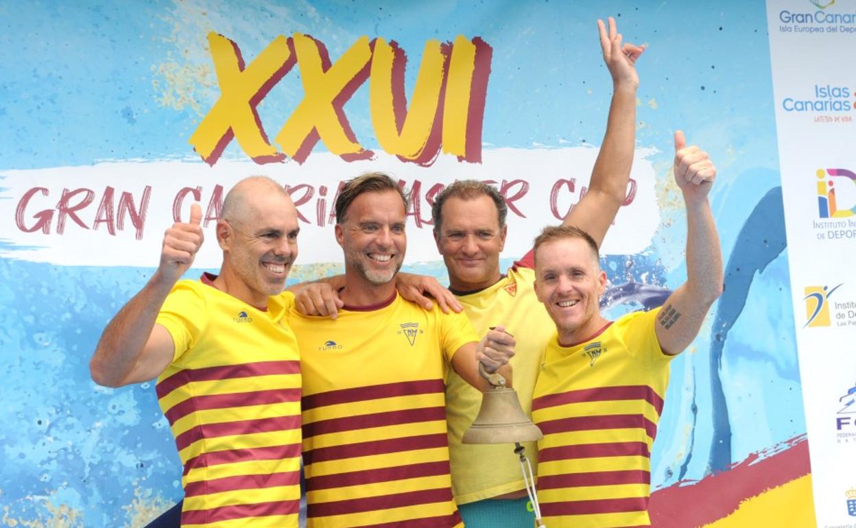 Los integrantes del Metropole que lograron este nuevo hito. 