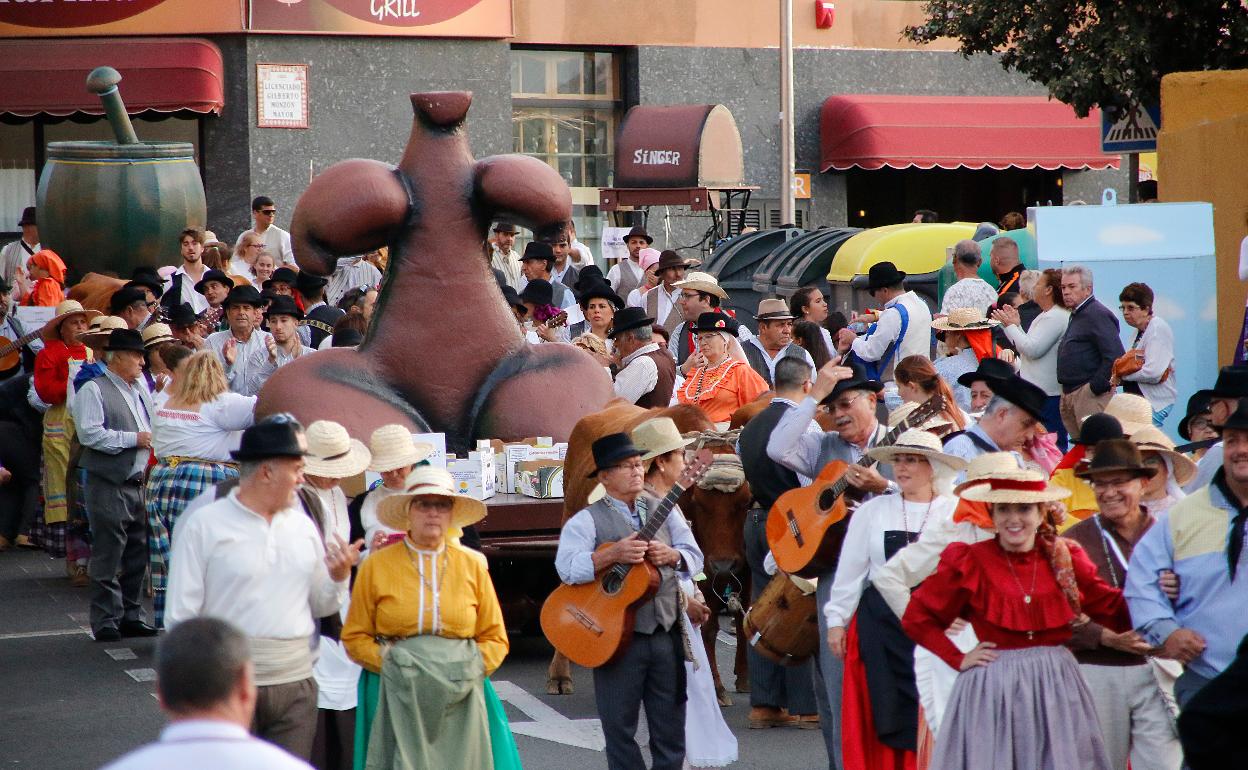 Imagen de la romería de San Juan en 2018. 