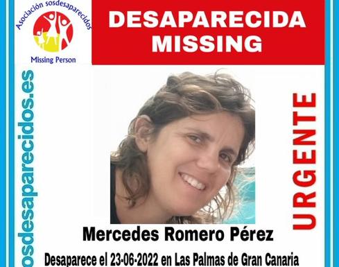 Buscan a Mercedes Romero Pérez en Las Palmas de Gran Canaria