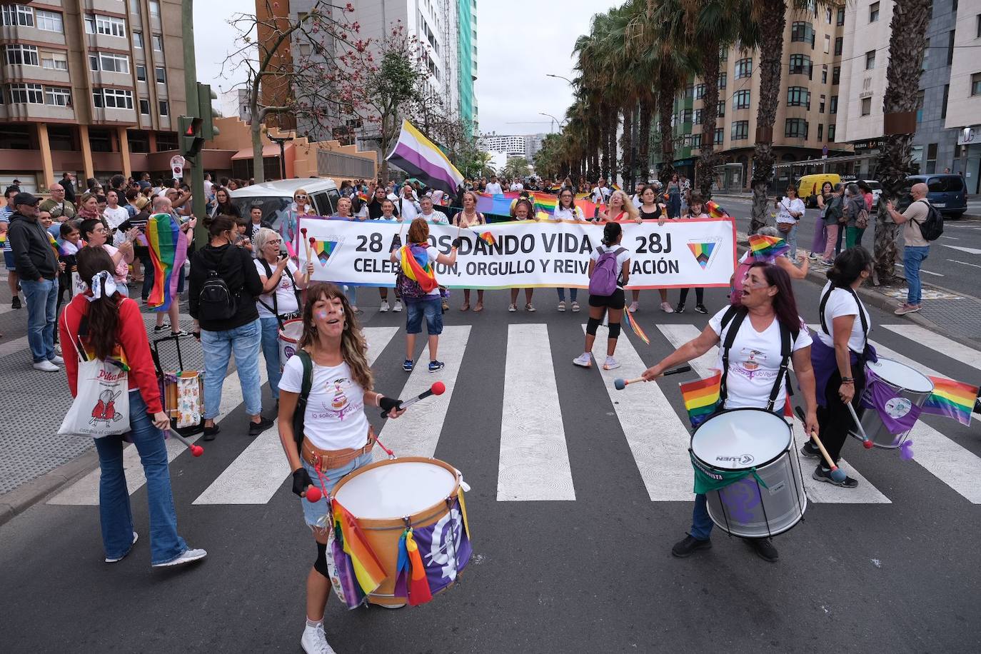 Fotos: Las calles de la capital grancanaria acogen la tradicional manifestación