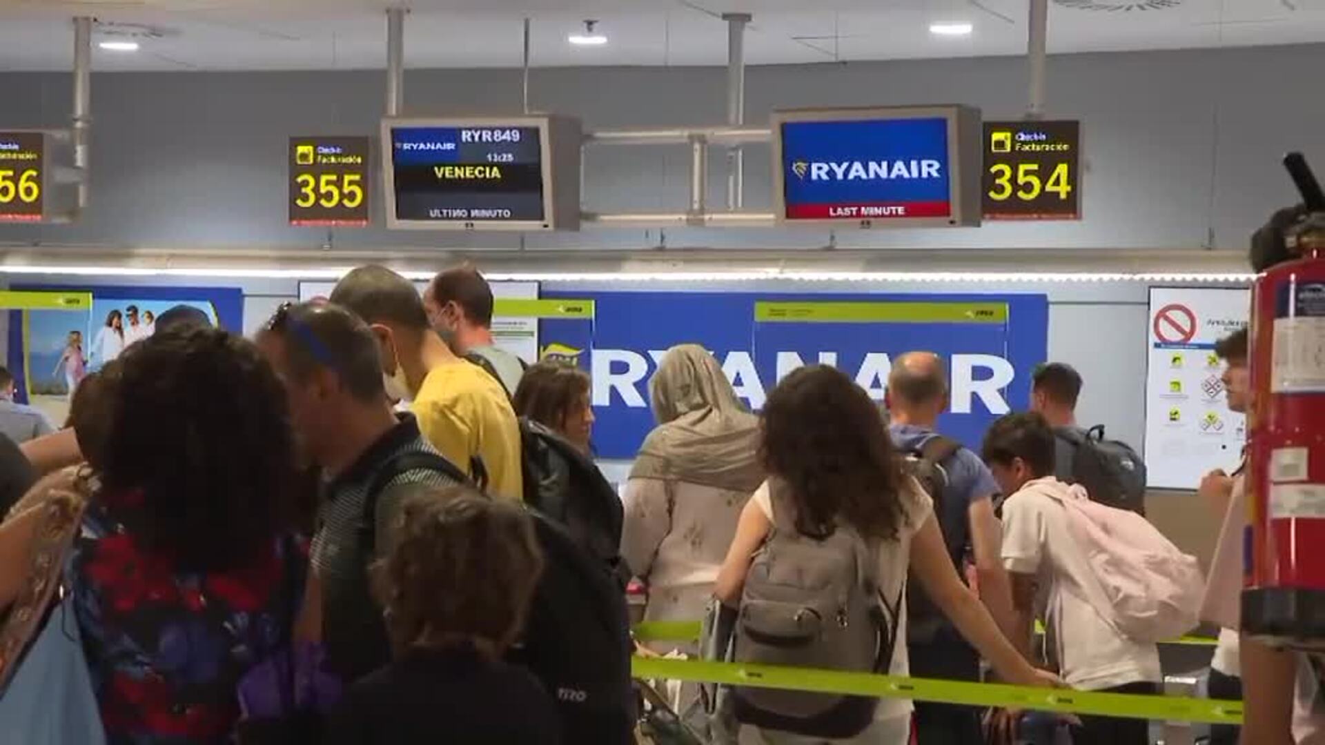 Nueva jornada de huelga en la compañía Ryanair