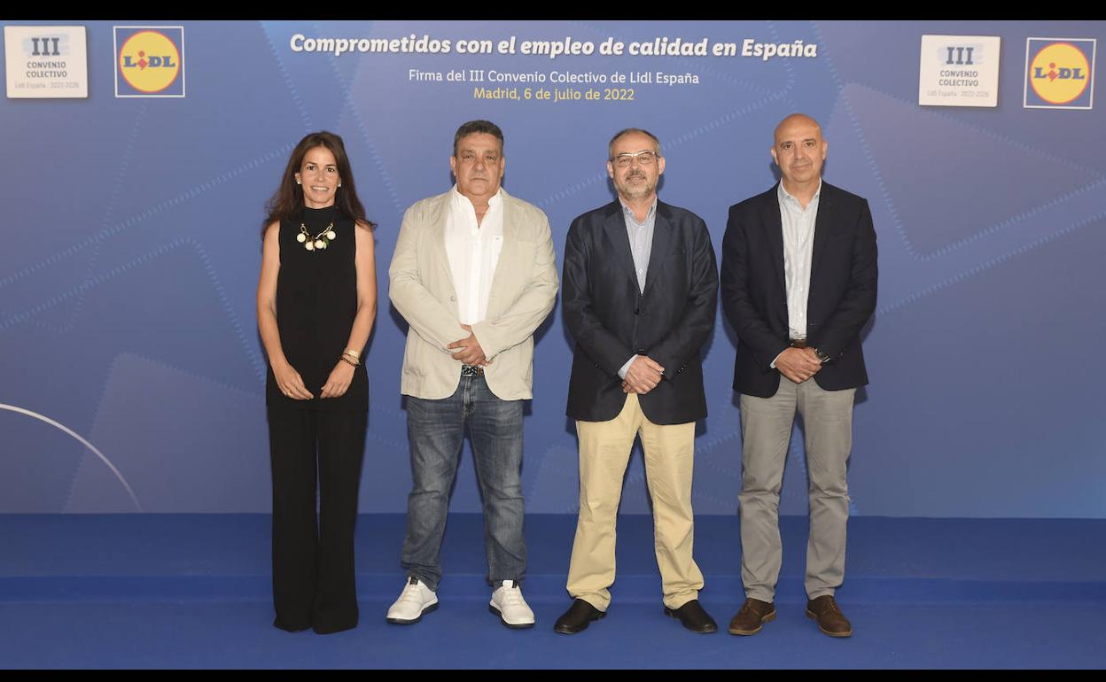 Acto de firma III Convenio Colectivo Lidl