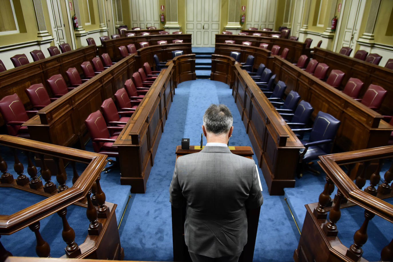 El presidente del Gobierno prepara una intervención parlamentaria.
