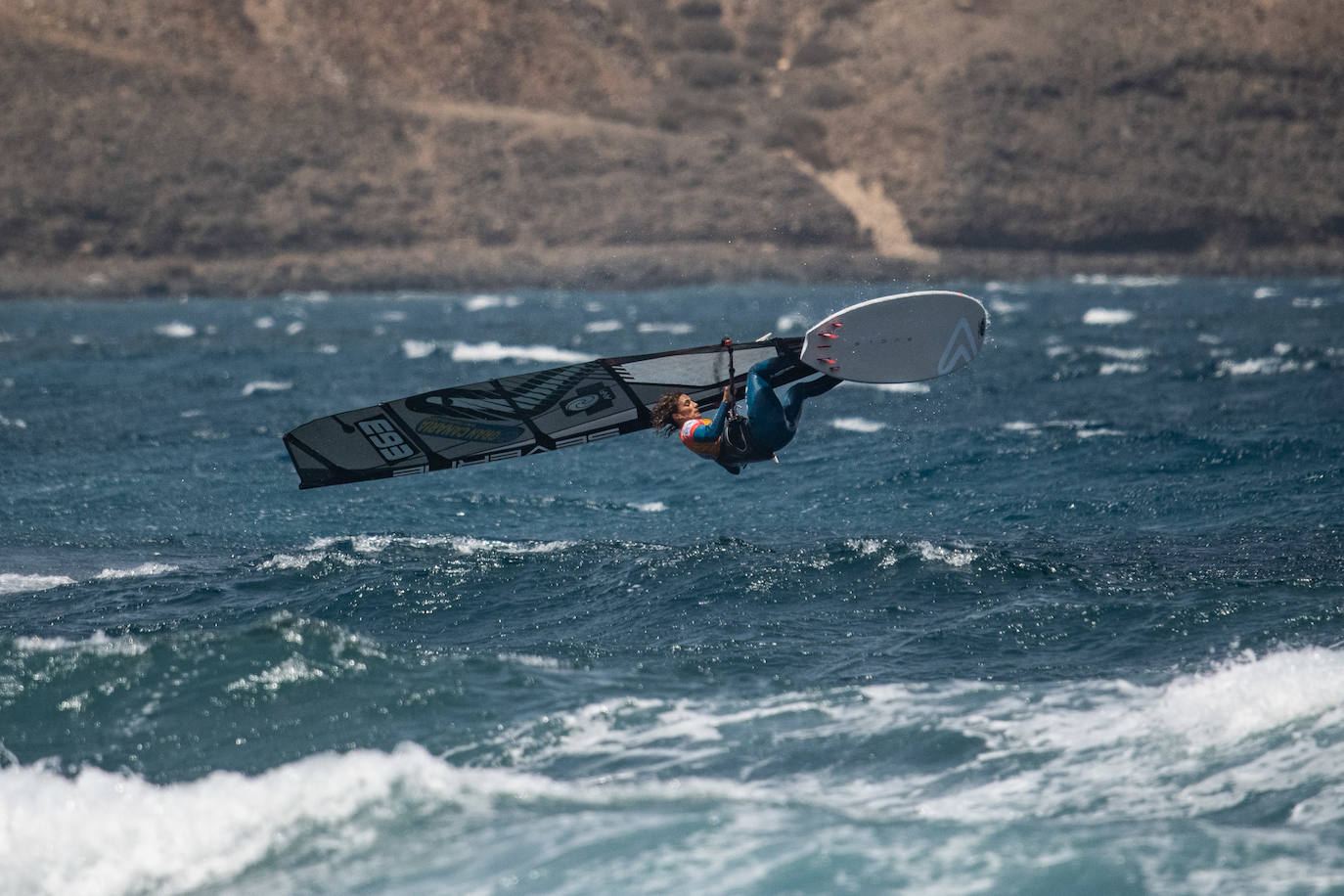 Iballa, en plena acción. 