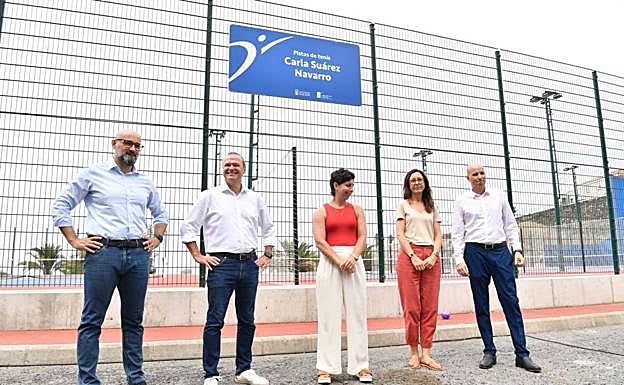 Inauguración de las pistas.