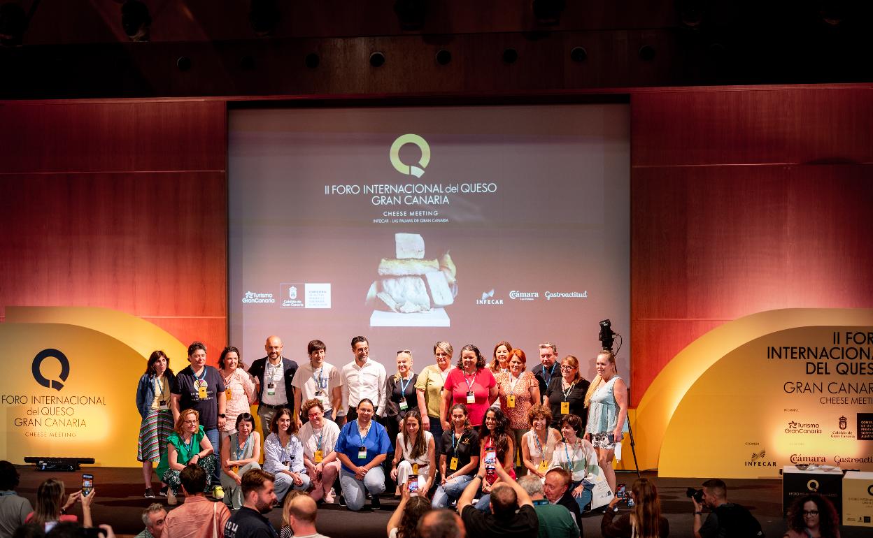 Imagen de la jornada final del II Foro Internacional del Queso en Infecar. 