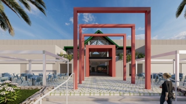 Fotos: El mercado de Maspalomas tendrá 1.000 plazas de &#039;parking&#039;, 21 locales y 8 kioscos