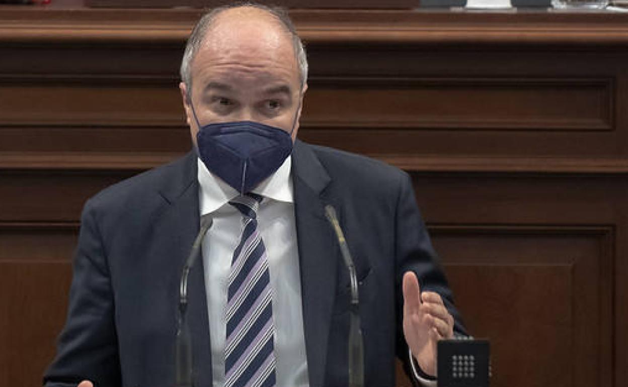 El diputado de Coalición Canaria-PNC José Alberto Díaz 