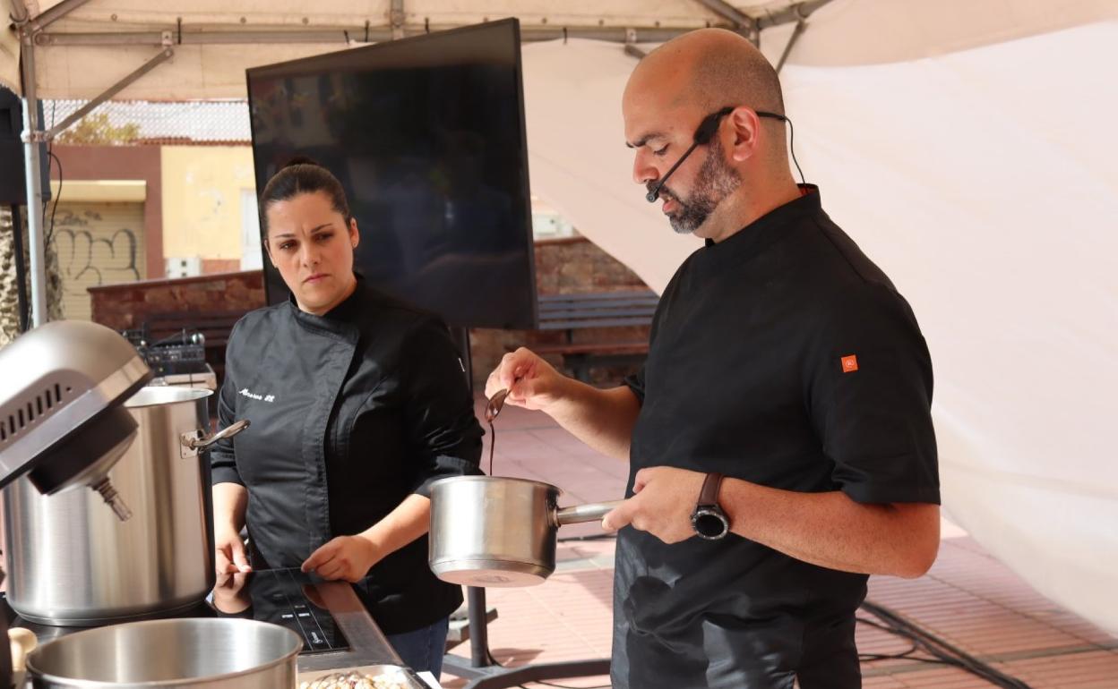 Clase magistral del chef ingeniense afincado en La Palma. 