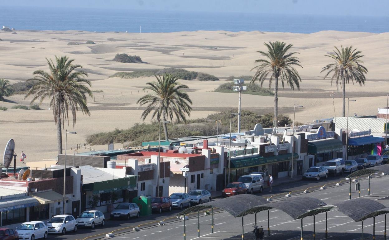 Foto de archivo de locales del Anexo II de Playa del Inglés. 