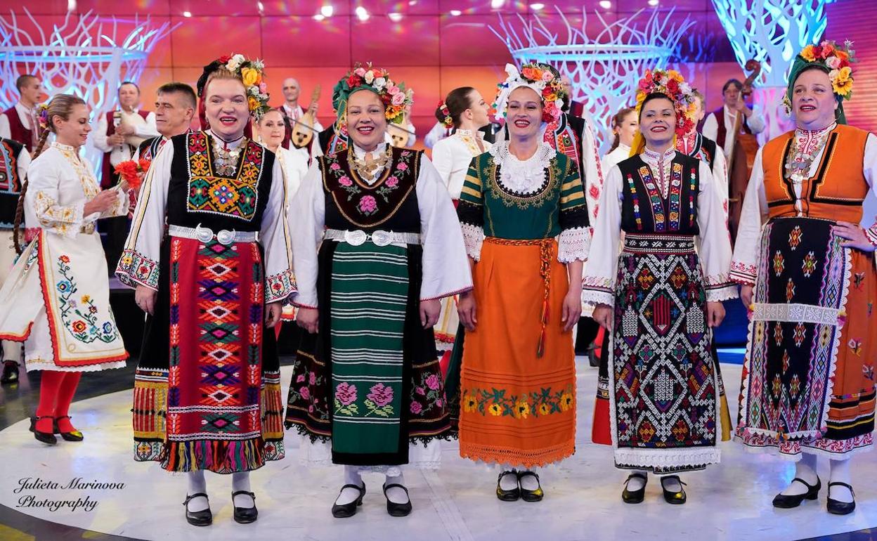 Algunas integrantes del grupo búlgaro, que participa este año. 