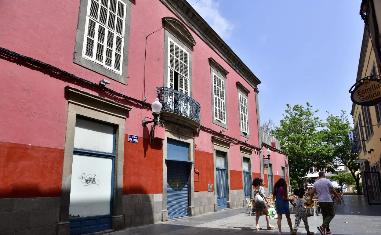 Inmueble de la calle San Pedro número 2 que acogió la Sala Cuasquías hasta el año 2013. 