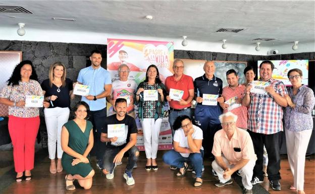 Cuenta atrás en Lanzarote para el Reto Solidario Pasos x la Vida 2022