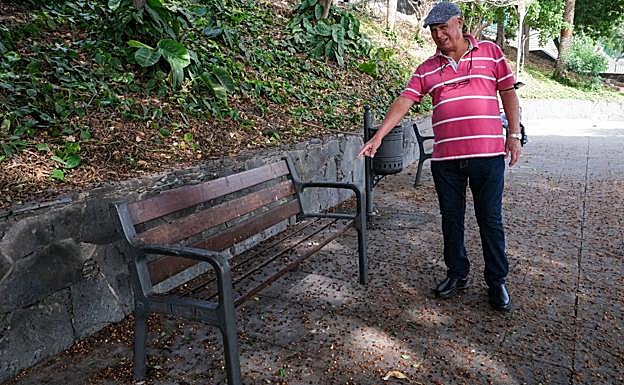 Rafael Bello explica que lo único que reclama es un mejor mantenimiento para el espacio. 