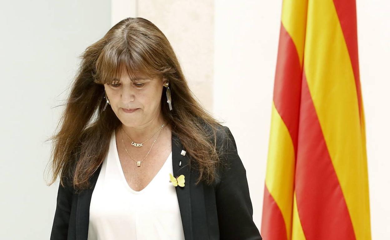 La presidenta del Parlamento de Cataluña, Laura Borràs.