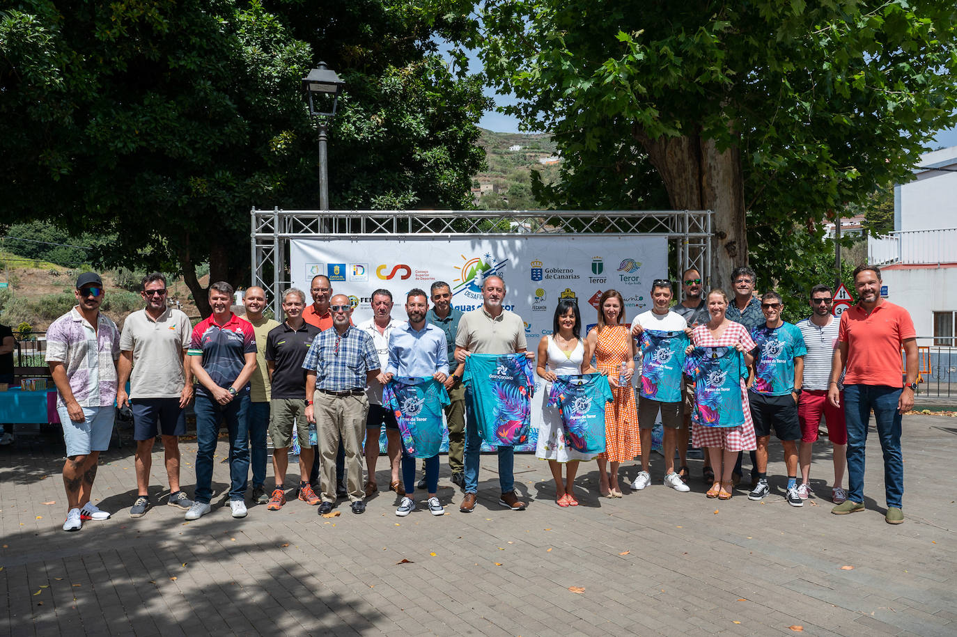 Organizadores y patrocinadores, en Arbejales. 