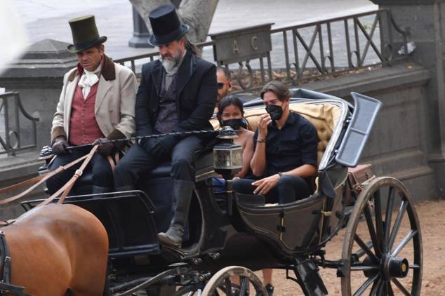 Fotos: El rodaje de &#039;Zorro&#039; llega al Gabinete Literario