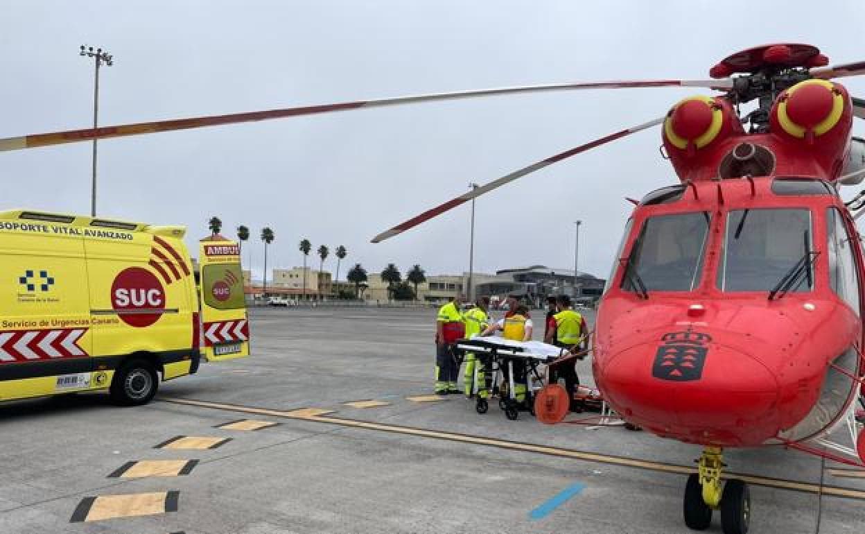 Rescate de la víctima. 