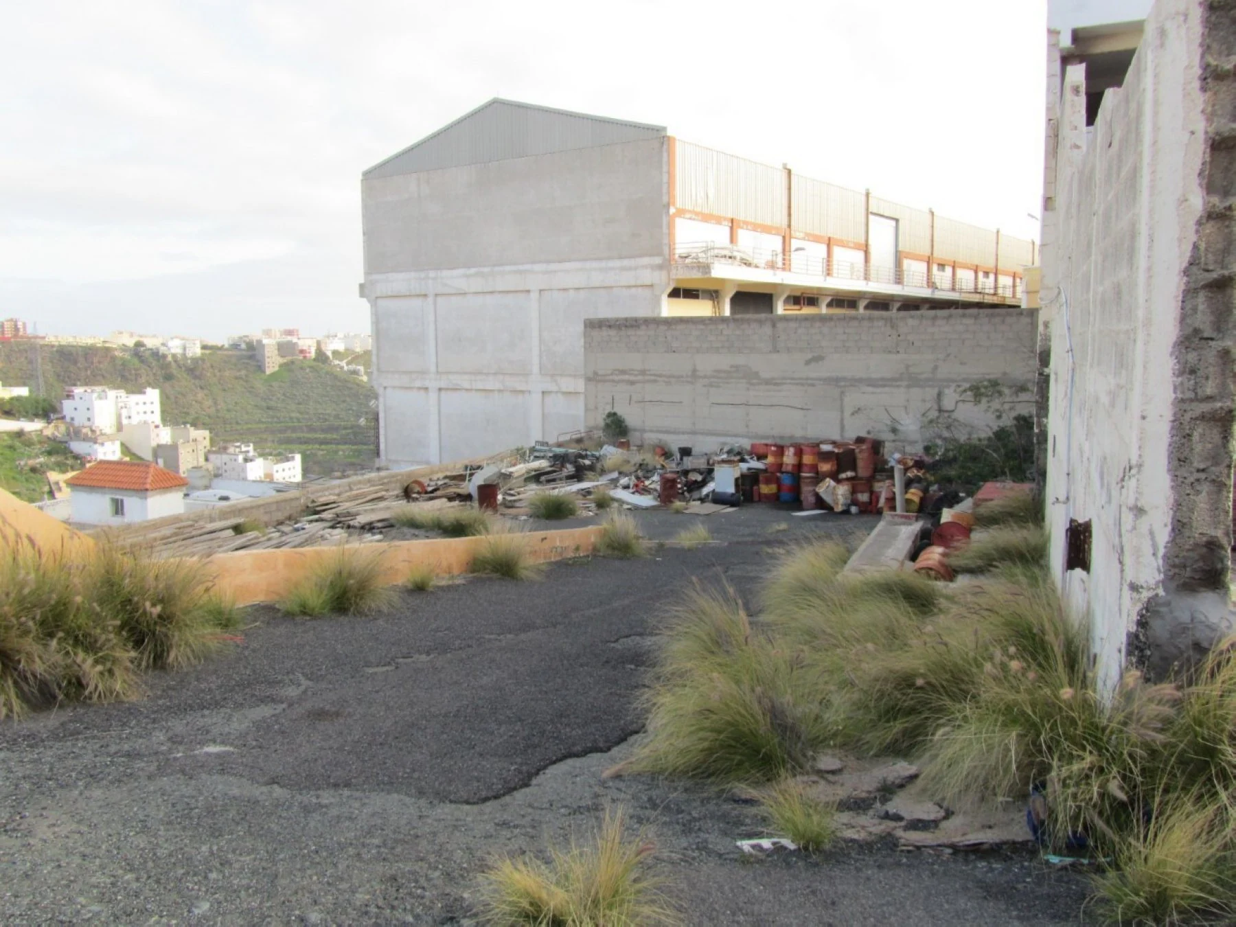 Vista de parte de la parcela de El Secadero que acogerá las viviendas de alquiler. 