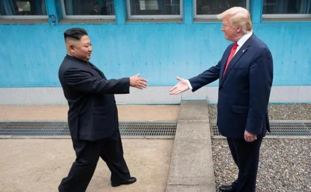 Donald Trump y Kim Jong-un celebraron un histórico encuentro en 2019 en Panmunjom