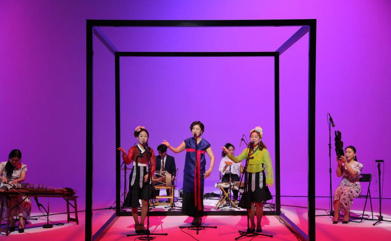 Las integrantes de la formación coreana. 