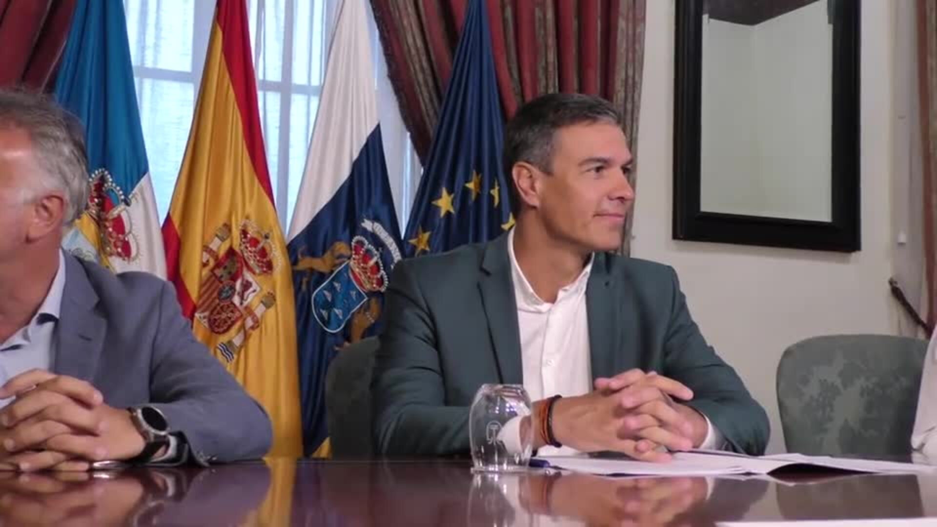 Encuentro institucional entre Ángel Víctor Torres y el presidente del Gobierno de España, Pedro Sánchez