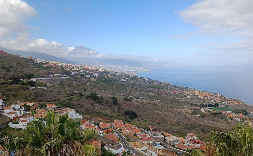 Vistas desde La Baranda, en El Sauzal. 