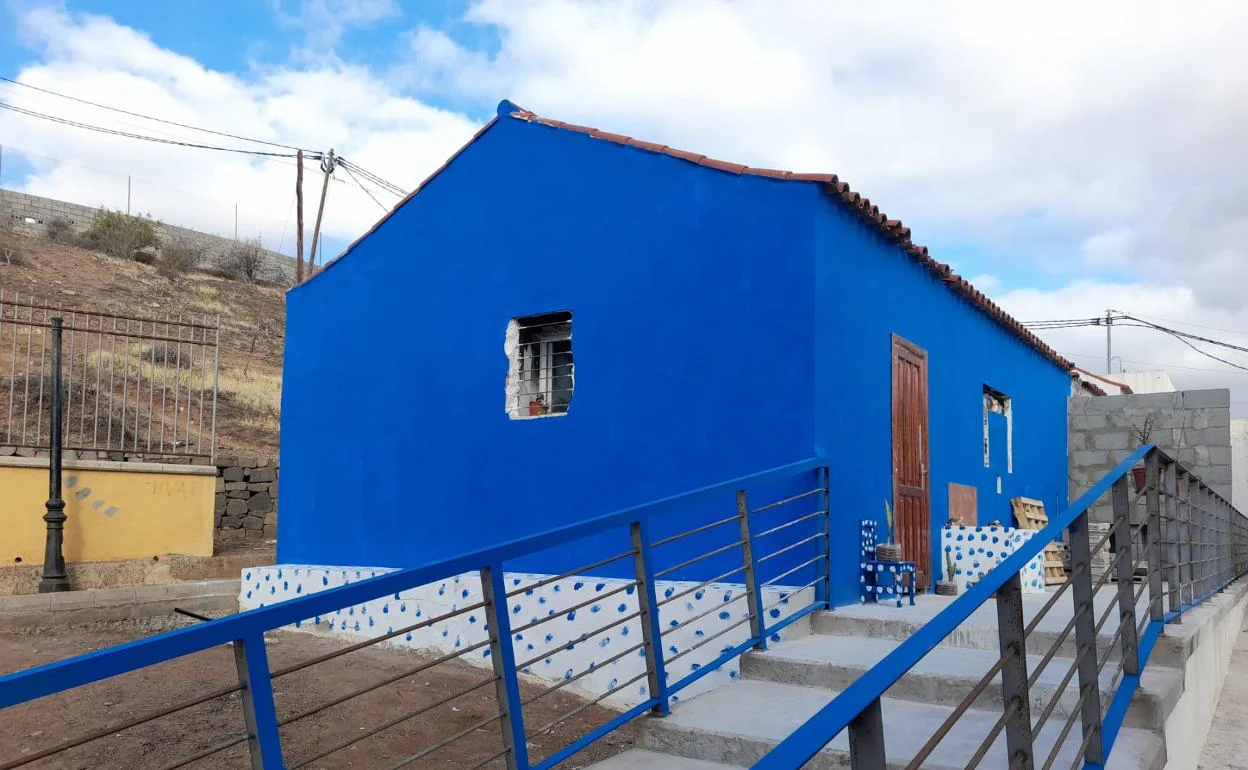 Los okupas reformaron a su antojo una parte del tanatorio abandonado. 