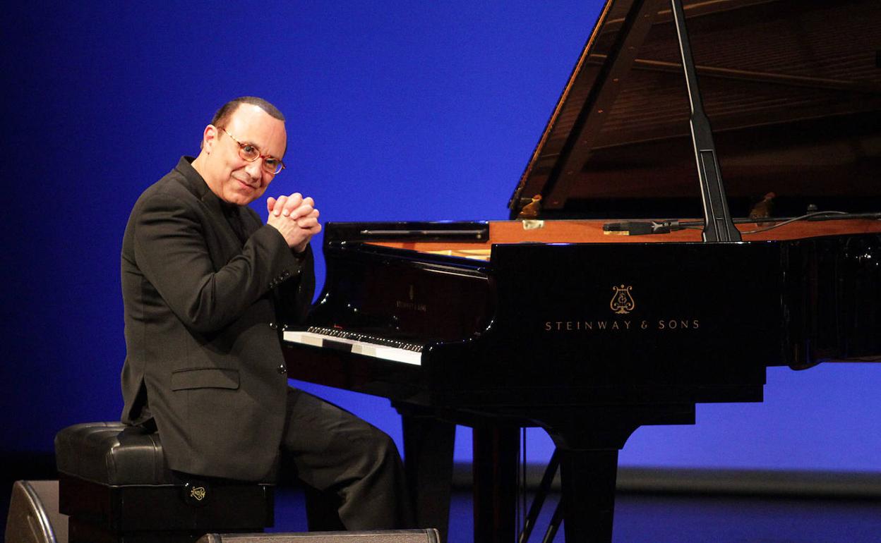 Michel Camilo, en 2016, en Gran Canaria. 