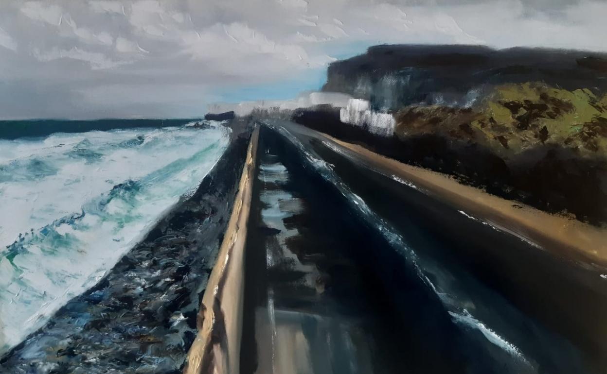 'Camino de San Felipe', técnica al óleo, de 70x50 cm, de la pintora Katrina Abuid. 