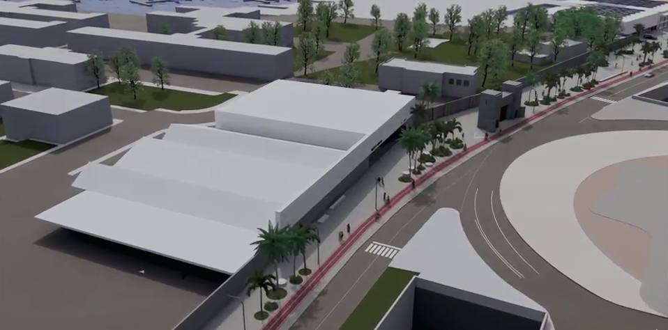 El nuevo diseño incorpora elementos de mobiliario urbano y jardinería.