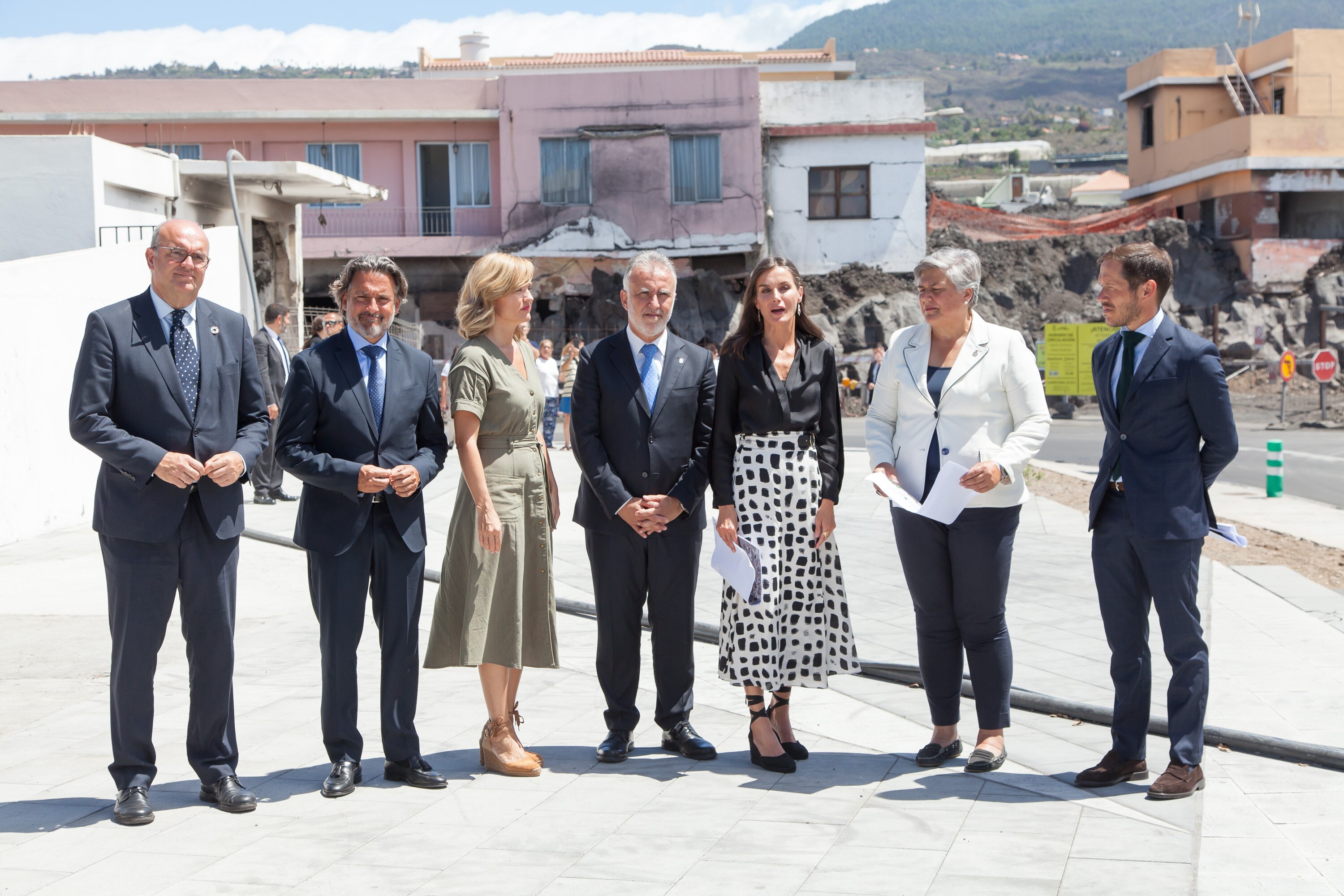 Fotos: Ángel Víctor Torres acompaña a la Reina Letizia en el acto de apertura del nuevo curso escolar en La Palma 