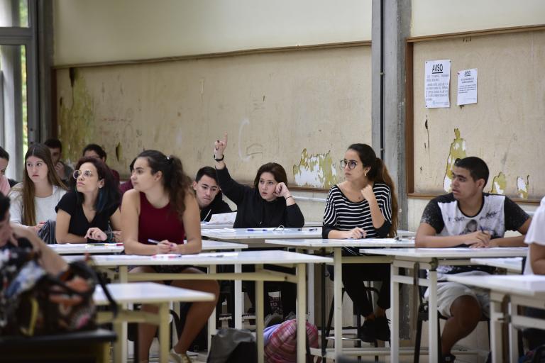 Imagen de archivo de alumnos de Bachillerato. 