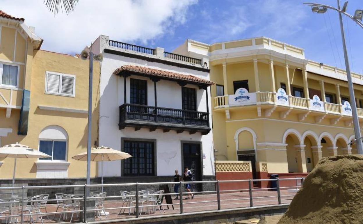 La casa del doctor Apolinario Macías, en la avenida de Las Canteras. 